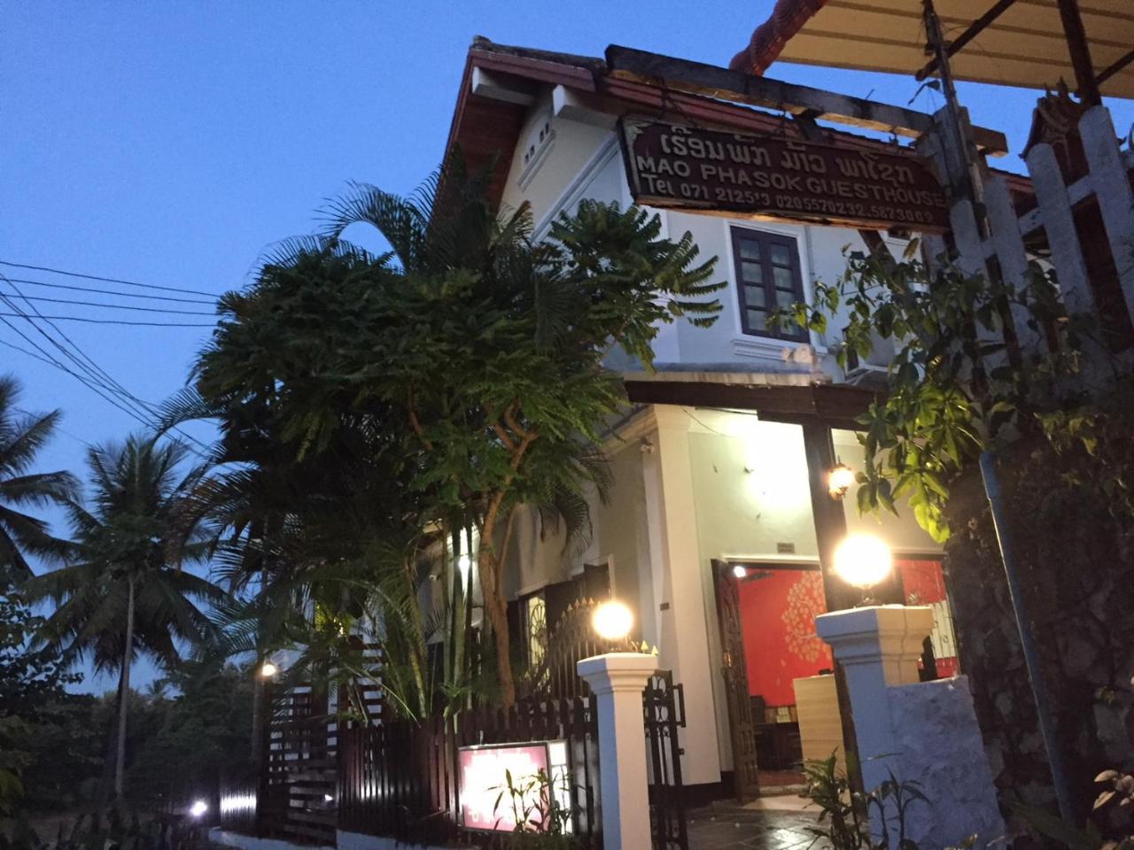 Mao Phasok Riverside Guesthouse Luang Prabang Ngoại thất bức ảnh